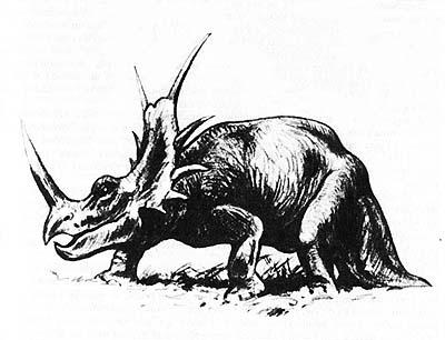 Стиракозавр. Рис. К.К. Флерова